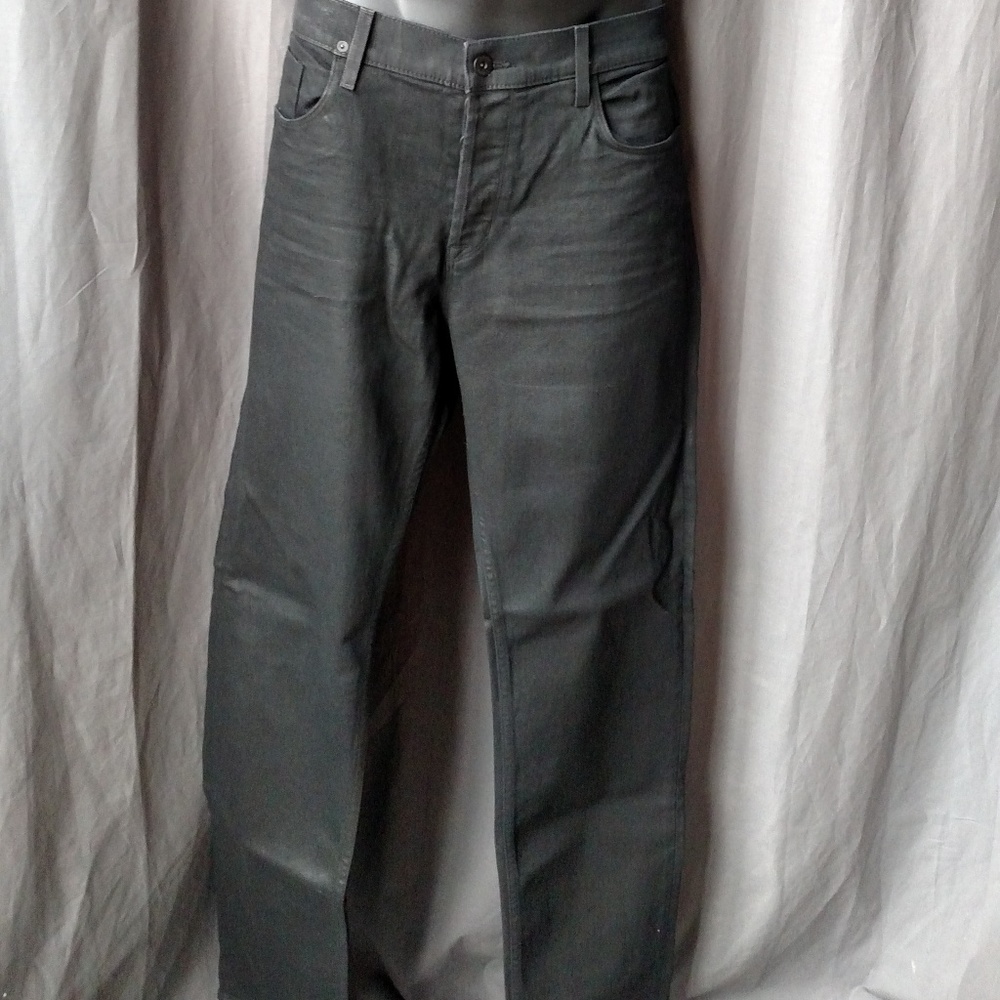 Hudson Jeans for Men Sartor Black Denim NWT 38"